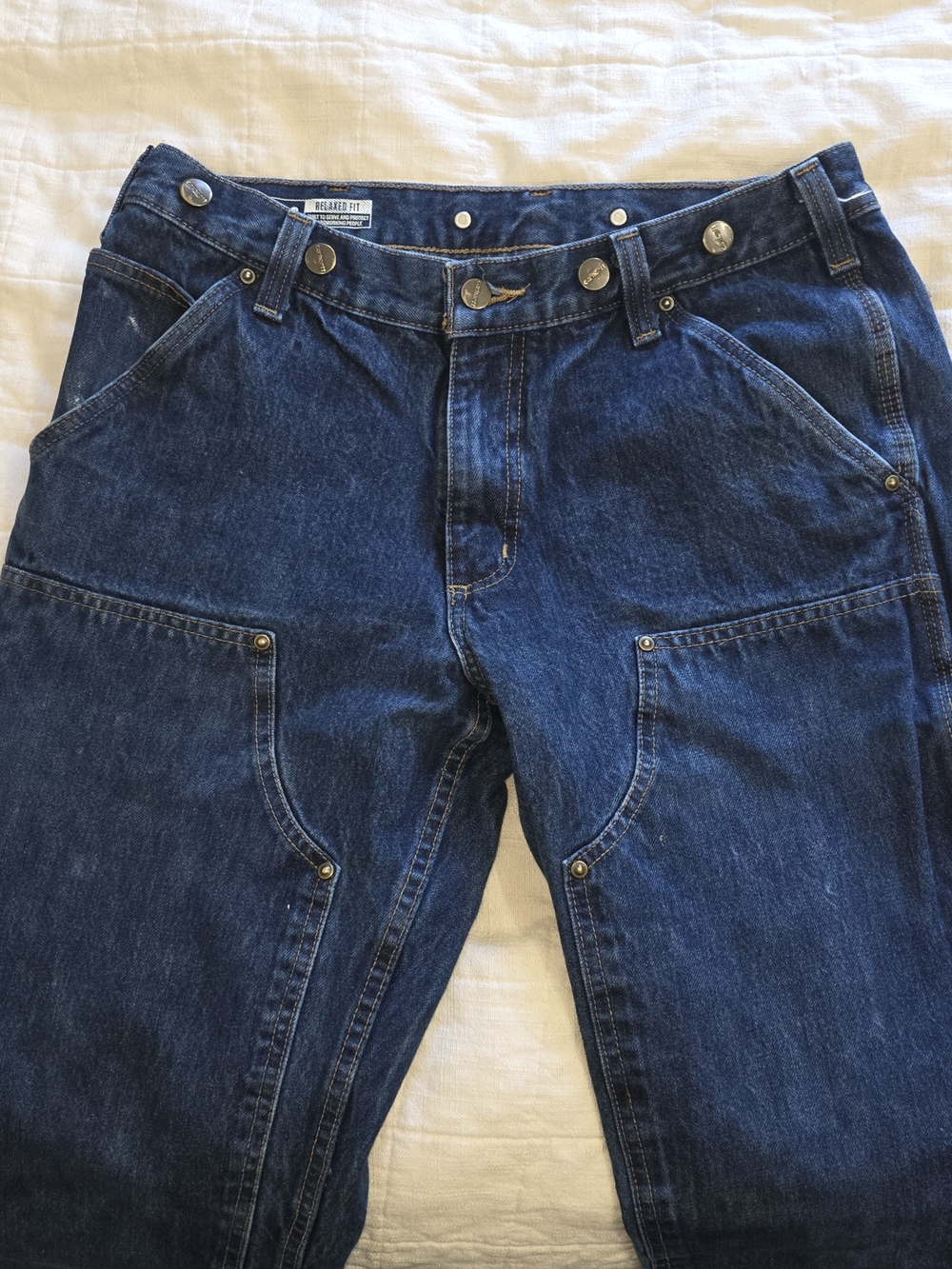Carhartt Men’s Double Knee Logger Relaxed Fit Jeans 32x30